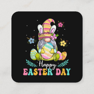 Happy Oaster Day Quadratische Visitenkarte
