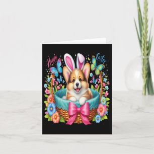 Happy Oaster Day Welsh Corgi Dog Liebhaber Ostern  Karte