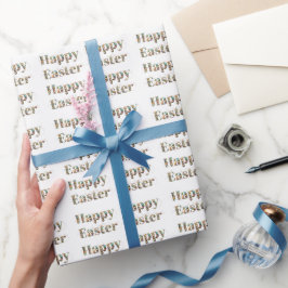 Happy Oaster Decorative Text Geschenkpapier