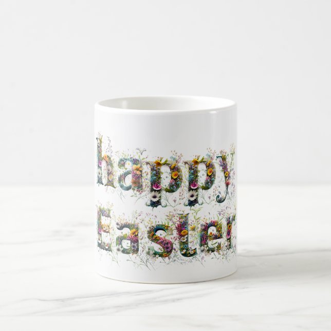 Happy Oaster Decorative Wildblume Kaffeetasse (Mittel)