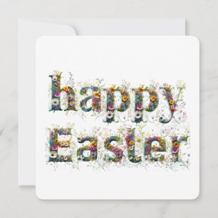 Happy Oaster Decorative Wildblume Karte