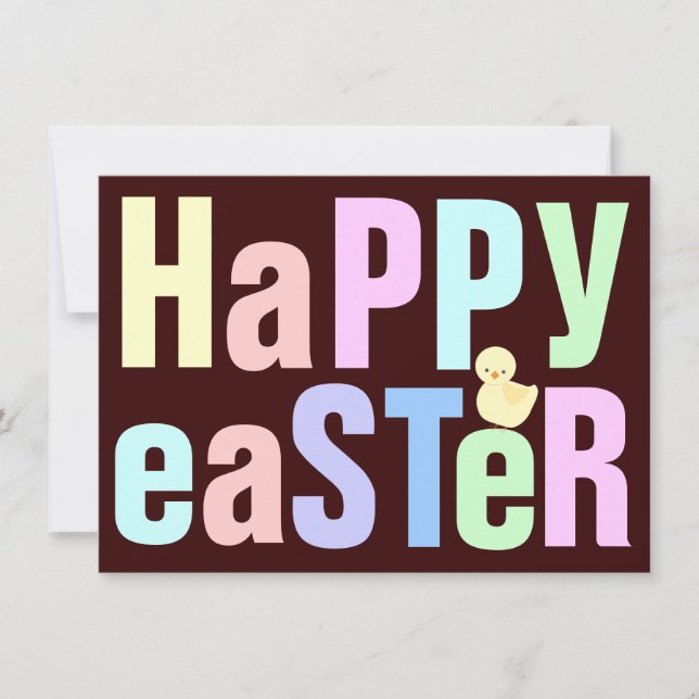 Happy Oaster Dinner Einladung (Vorderseite)