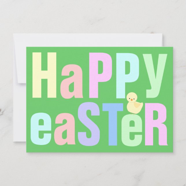 Happy Oaster Dinner Einladung (Vorderseite)