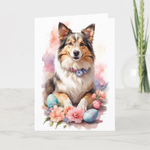 Happy Oaster Dog Feiertagskarte
