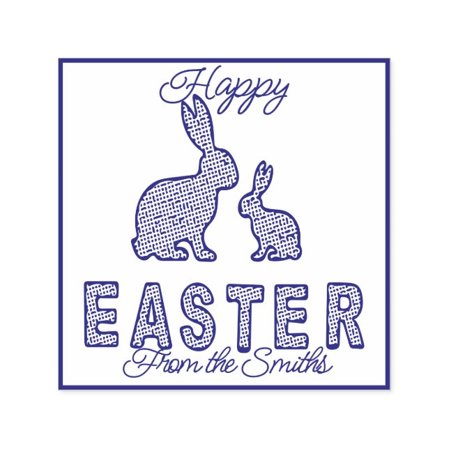 Happy Oaster - Dotted Kaninchen Permastempel (Design)