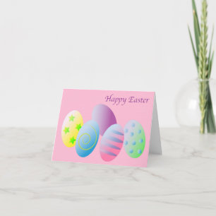 Happy Oaster Eggs, die im Segen individuell angepa Feiertagskarte