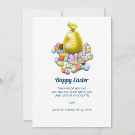 Happy Oaster Eggs Feiertagskarte