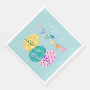 Happy Oaster Eggs Serviette