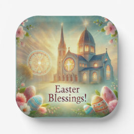 "Happy Oaster: Ein Tag der Liebe und des Lachens" Pappteller