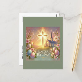 "Happy Oaster: Ein Tag der Liebe und des Lachens" Postkarte