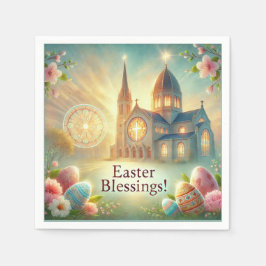 "Happy Oaster: Ein Tag der Liebe und des Lachens" Serviette