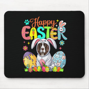 Happy Oaster English Springer Spaniel Cosplay Bunn Mousepad