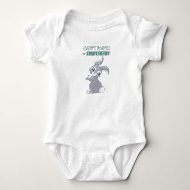 Happy Oaster EveryBunny Baby Bodysuit Strampler (Vorderseite)