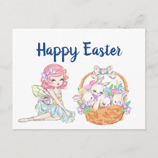 Happy Oaster Fairy Postkarte