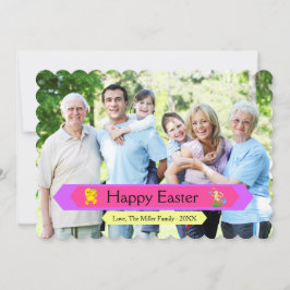 Happy Oaster Family Card Feiertagskarte