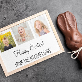 Happy Oaster Family Foto Feiertagskarte