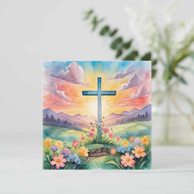 Happy Oaster, farbige Illustration, (Stehend Vorderseite)