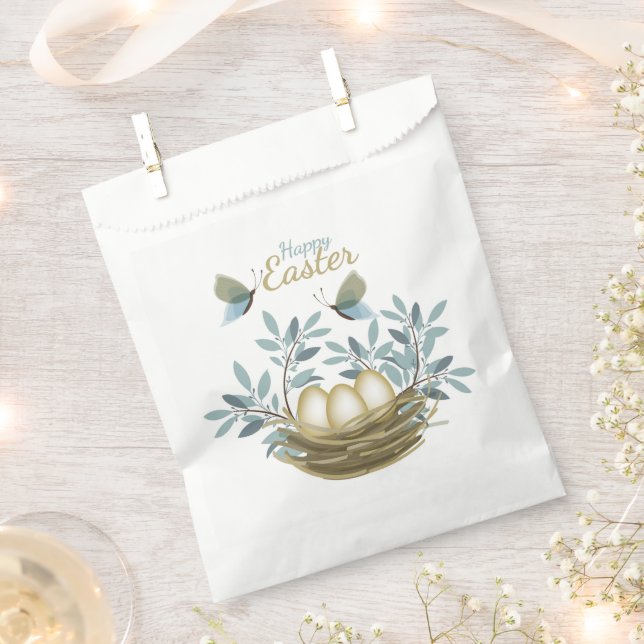 Happy Oaster Favor Bag Geschenktütchen (Ausgeschnitten)