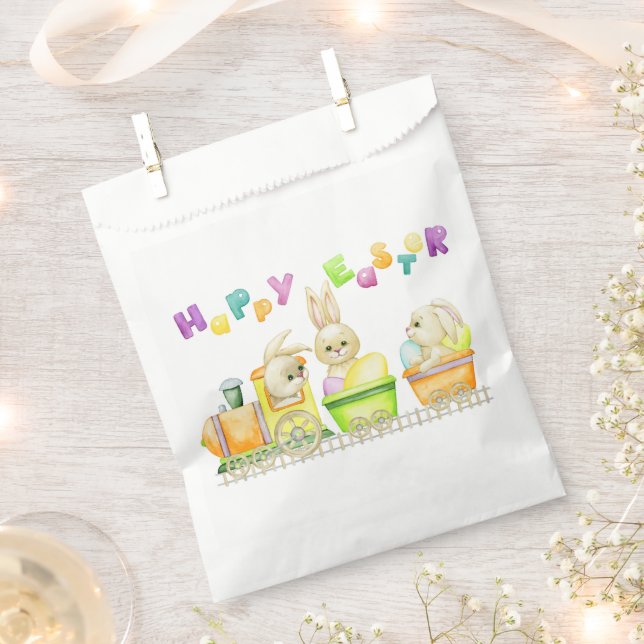 Happy Oaster Favor Bag Geschenktütchen (Ausgeschnitten)