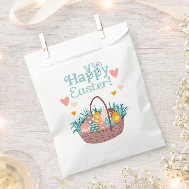 Happy Oaster Favor Bag Geschenktütchen (Ausgeschnitten)