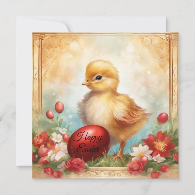 Happy Oaster Feiertagskarte (Vorderseite)