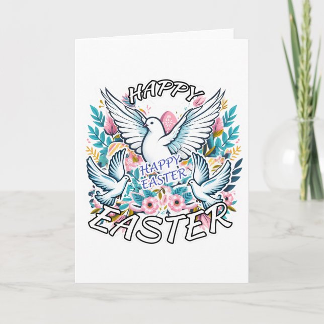 Happy Oaster Feiertagskarte (Vorderseite)