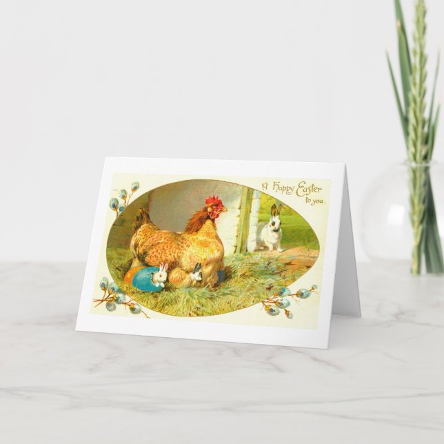 Happy Oaster Feiertagskarte (Vorderseite)