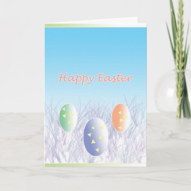 Happy Oaster Feiertagskarte (Vorderseite)