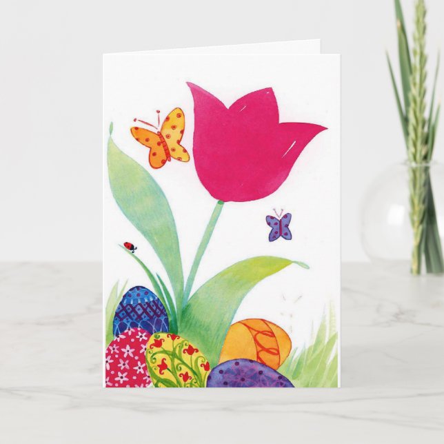 Happy Oaster Feiertagskarte (Vorderseite)