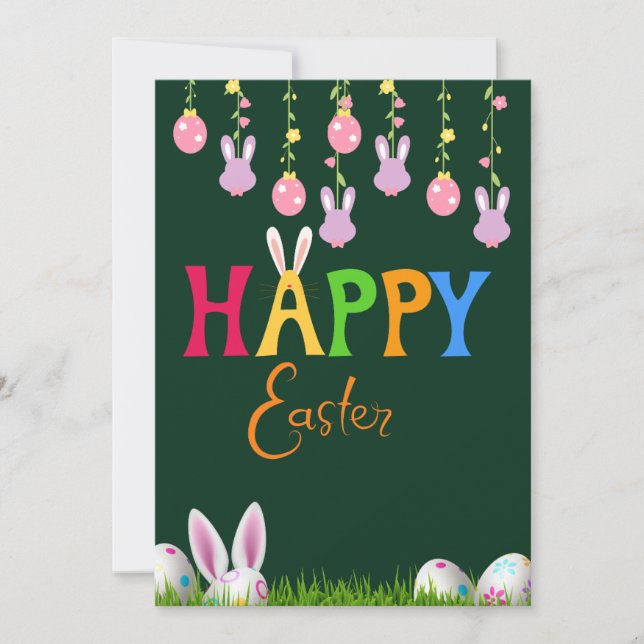 Happy Oaster Feiertagskarte (Vorderseite)