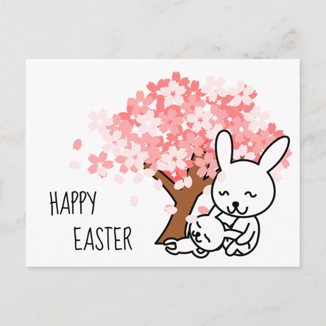 Happy Oaster Feiertagspostkarte (Vorderseite)