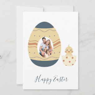 Happy Oaster Foto boho chic Feiertagskarte
