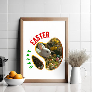 Happy Oaster - Frau Poster