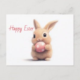 Happy Oaster - Funny Bunny mit Egg Delight Postkarte