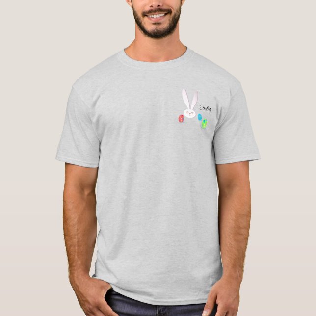 Happy Oaster Funny Bunny T-Shirt (Vorderseite)