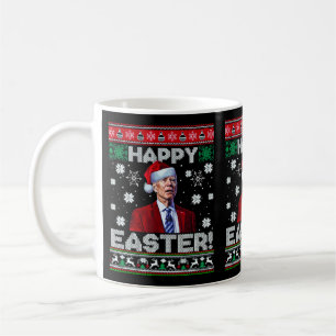 Happy Oaster Funny Joe Biden Weihnachten Kaffeetasse