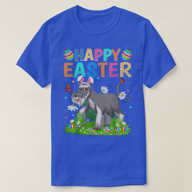 Happy Oaster Funny Wire for Terrier Dog Ostersund T-Shirt (Design vorne)