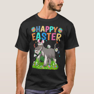 Happy Oaster Funny Wire Fox Terrier Dog Ostersonne T-Shirt
