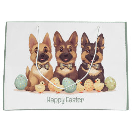Happy Oaster German Shepherd Hogs Große Geschenktüte