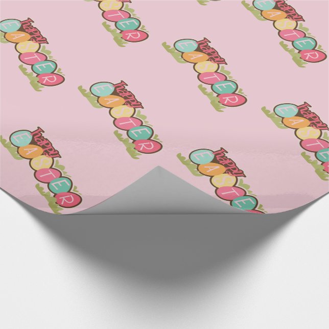 Happy Oaster Geschenkpapier (Ecke)