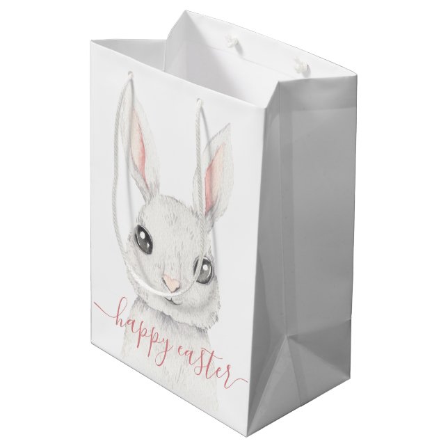Happy Oaster Gift Bag Mittlere Geschenktüte (Rückseite Schrägansicht)