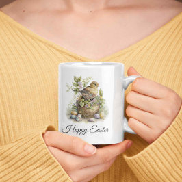 Happy Oaster Gift für ihr Niedliches Vintages Bunn Kaffeetasse