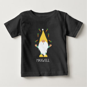 Happy Oaster Gnome Juggling Carrots Baby T-shirt