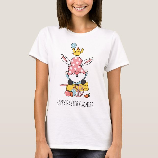 Happy Oaster Gnome T-Shirt (Vorderseite)