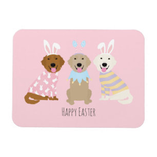 Happy Oaster Golden Retriever Hunde Magnet
