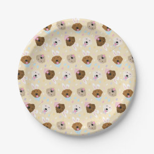 Happy Oaster Golden Retriever Hunde Pappteller