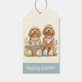 Happy Oaster Goldendoodle Hunde Geschenkanhänger