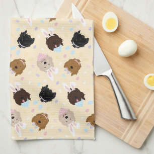 Happy Oaster Goldendoodle Hunde Geschirrtuch