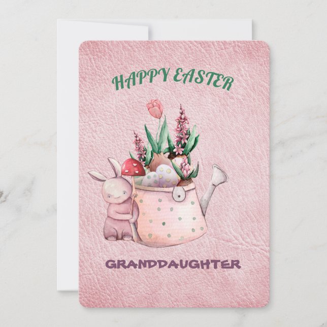 Happy Oaster Grandtochter Einladung (Vorderseite)