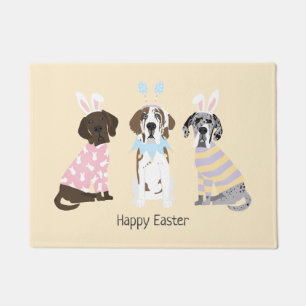 Happy Oaster Great Dane Hunde Fußmatte